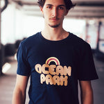 T-shirt  logo Ocean Park Navy