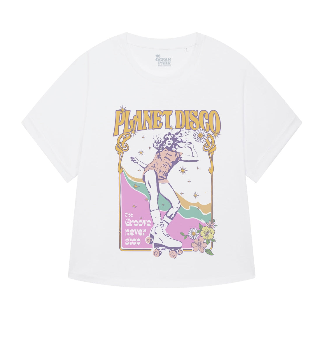 T-Shirt femme Disco Roller