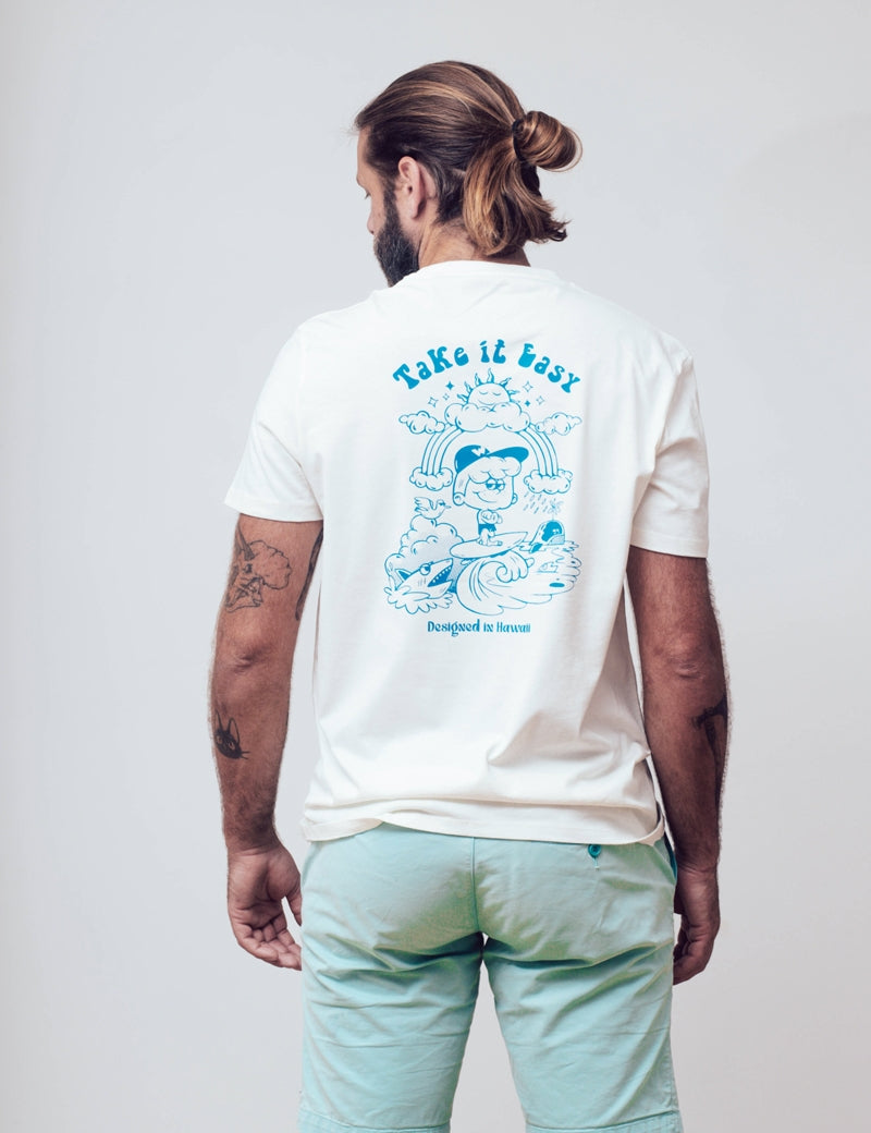 T-shirt surf Take it Easy