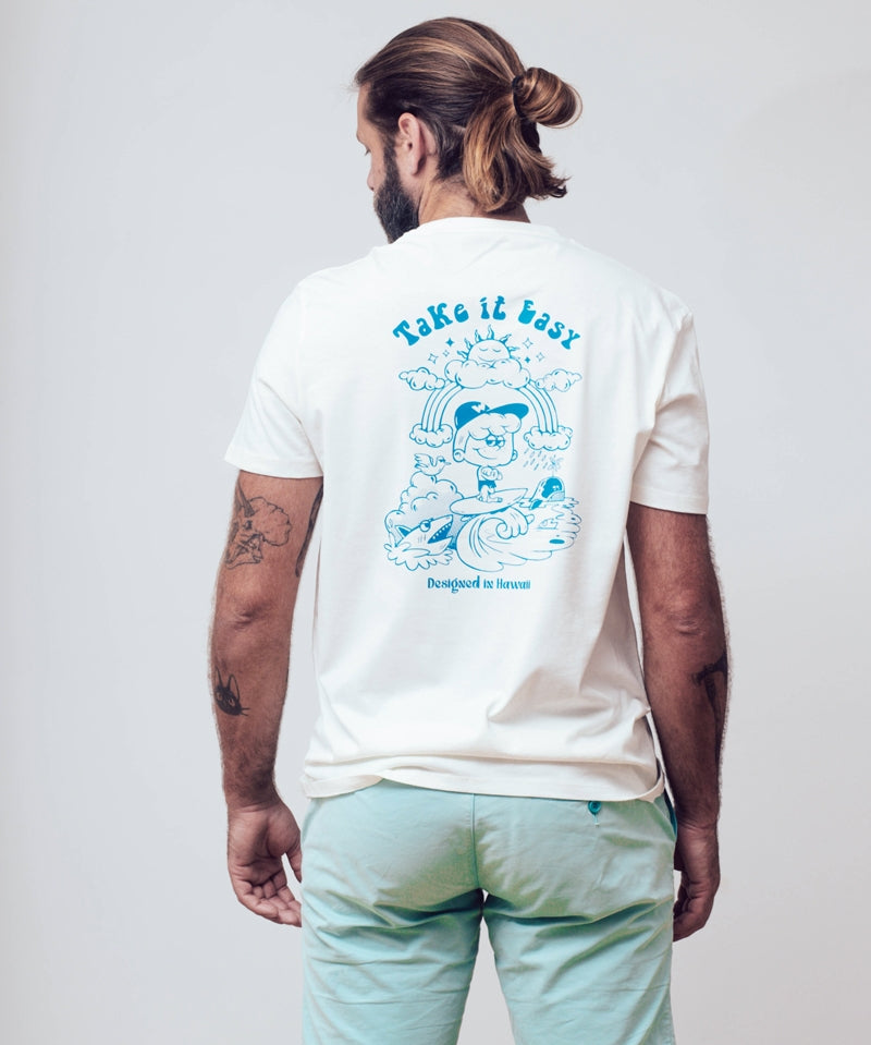 T-shirt surf Take it Easy