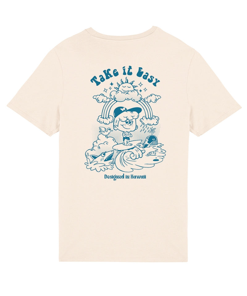 T-shirt surf Take it Easy