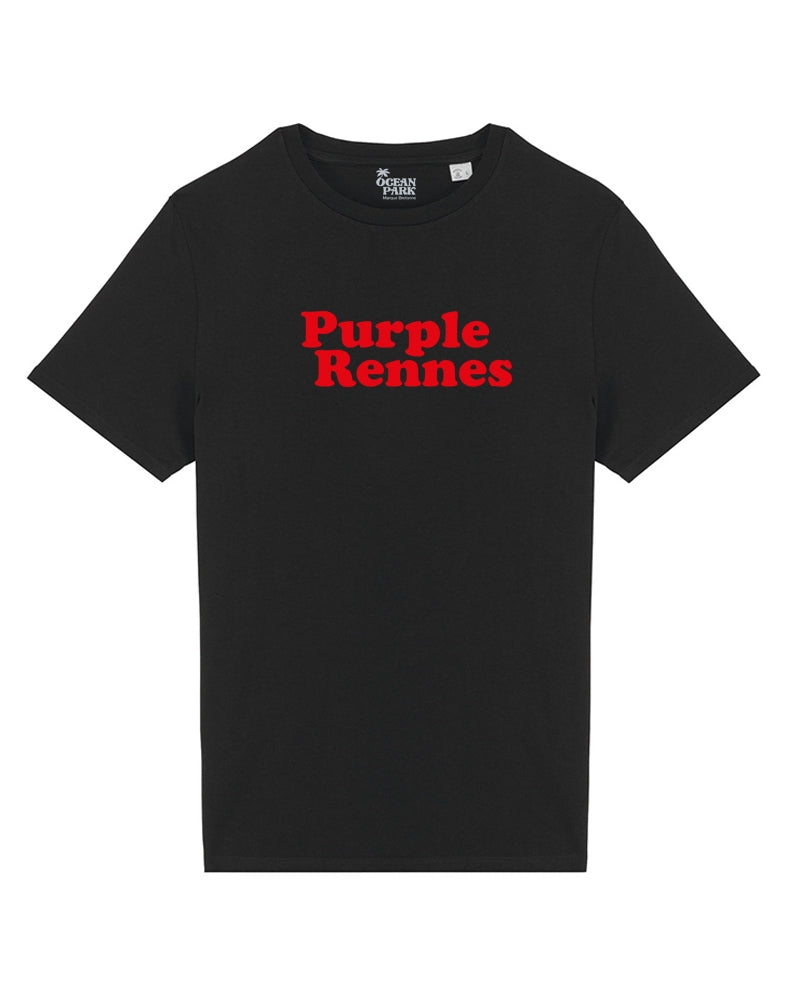 T-shirt Purple Rennes Noir homme