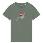 T-shirt Hippocampe Vert homme