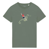 T-shirt Hippocampe Vert homme