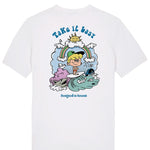 T-shirt Take it Easy white homme