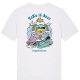 T-shirt Take it Easy white homme