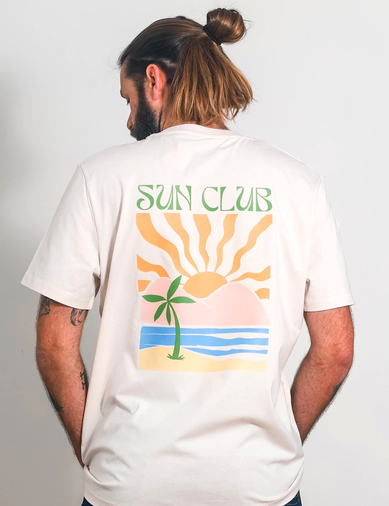 T-shirt Sun Club Beige homme
