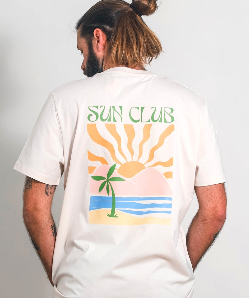 T-shirt Sun Club Beige homme