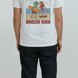 T-SHIRT LOVE WAVES BLANC