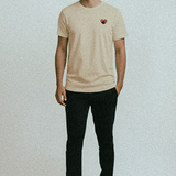 T-SHIRT LOVE WAVES NATUREL