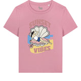 T-shirt Coquille Rose femme