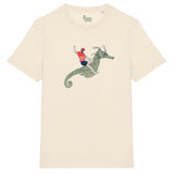 T-shirt Hippocampe Beige homme