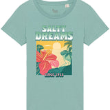 T-shirt Salty Dream vert femme