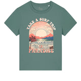 T-shirt Surf Trip Vert femme