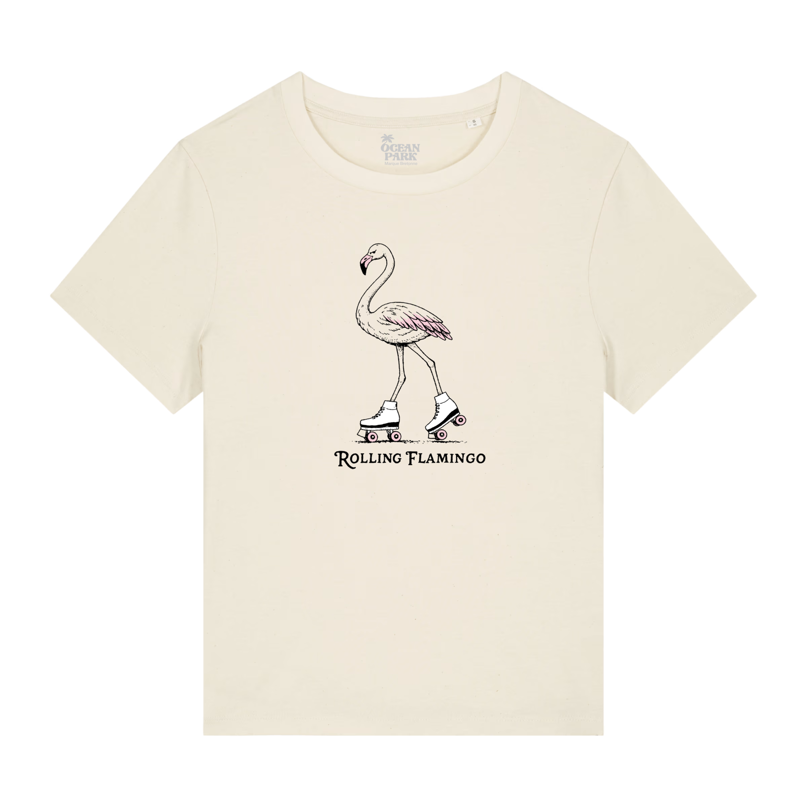 T-shirt Women Rolling Flamingo - Ocean Park