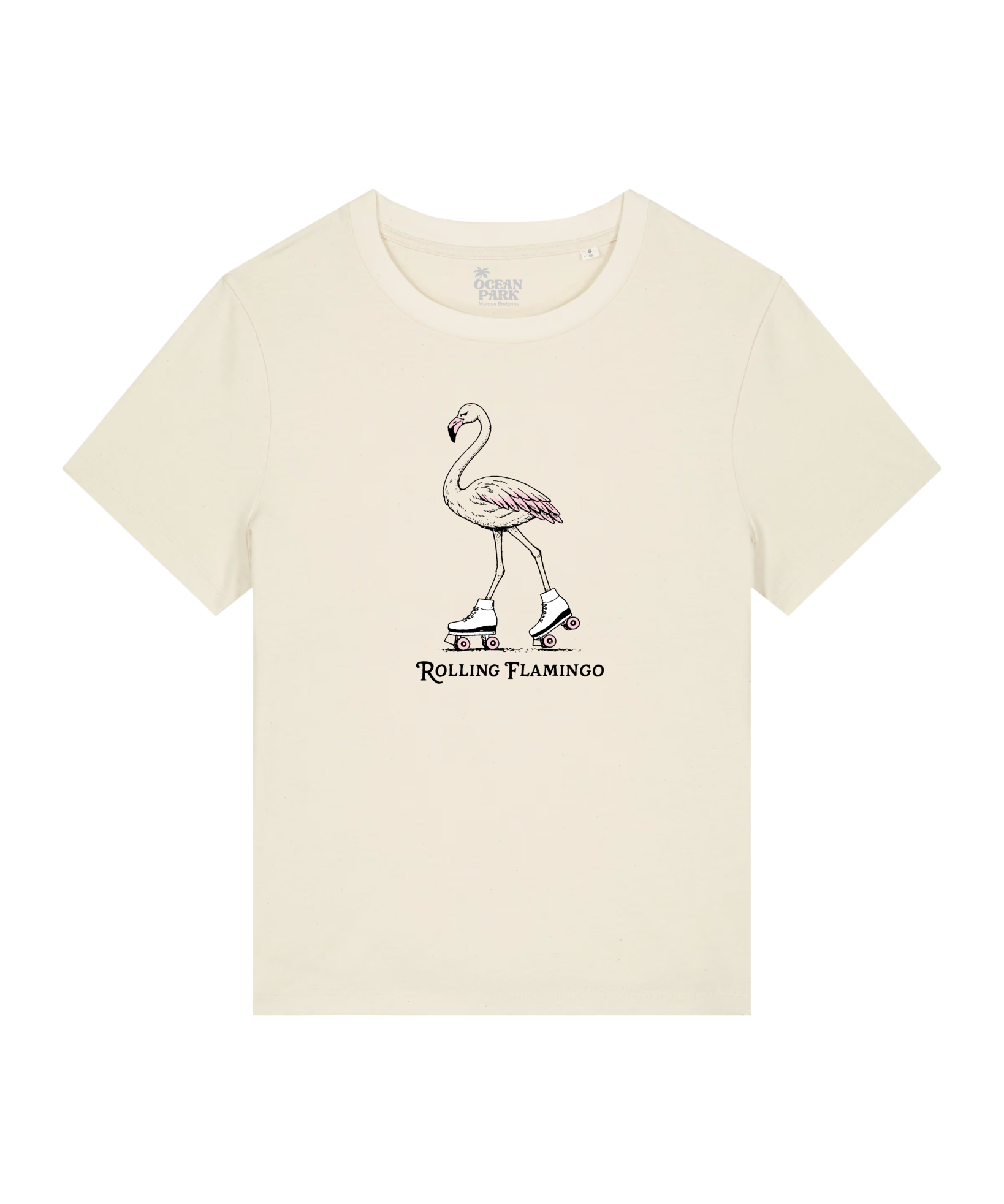 T-shirt Women Rolling Flamingo - Ocean Park