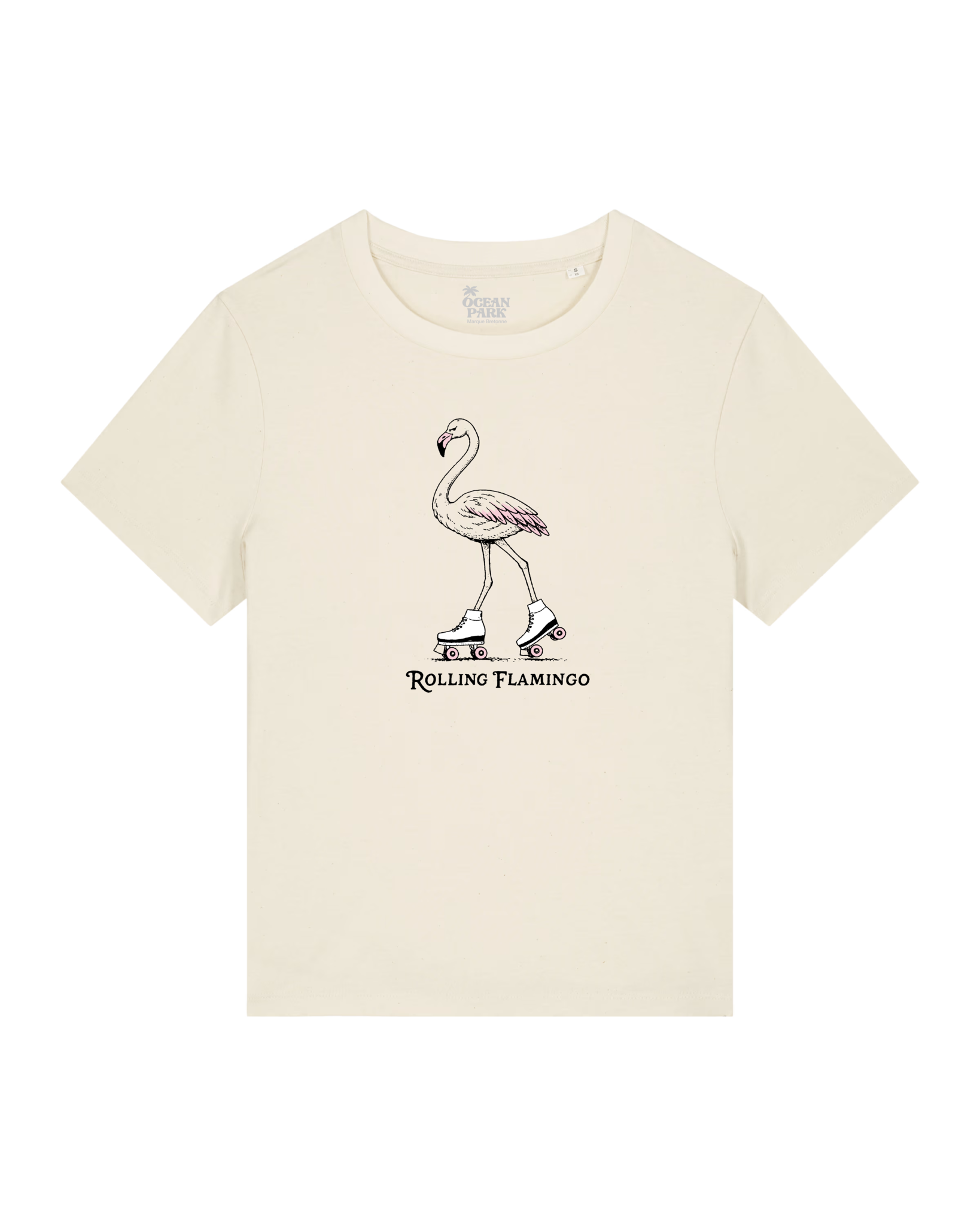 T-shirt Women Rolling Flamingo - Ocean Park