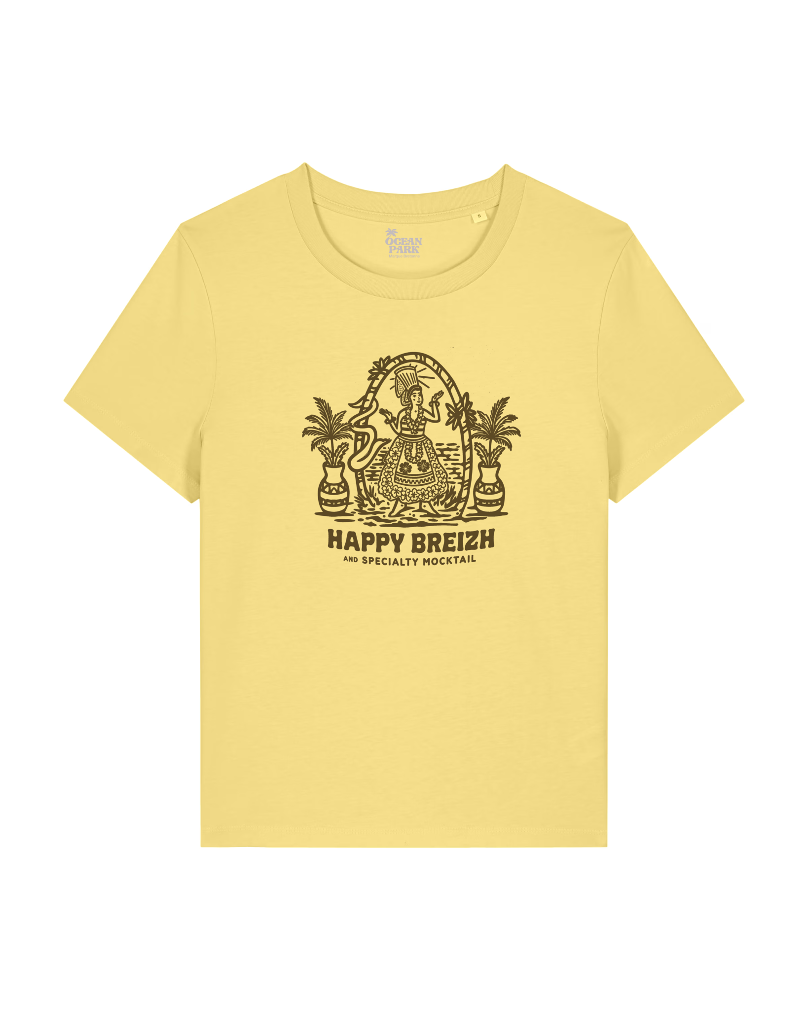 T-shirt Women Happy Breizh - Ocean Park