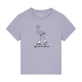 T-shirt Women Rolling Flamingo Lavande - Ocean Park