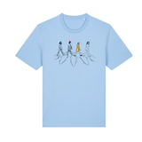 T-shirt SURF ROAD bleu ciel